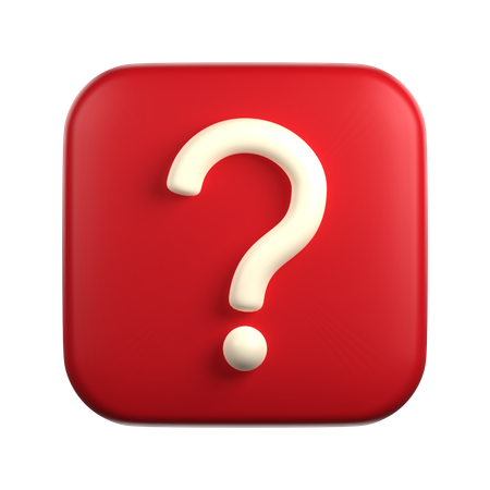 Question Mark  3D Icon