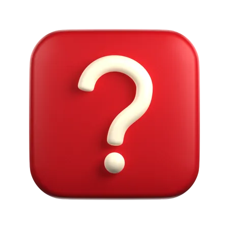 Question Mark  3D Icon