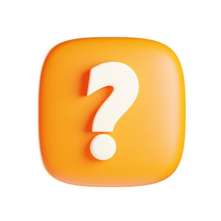 Question Mark  3D Icon