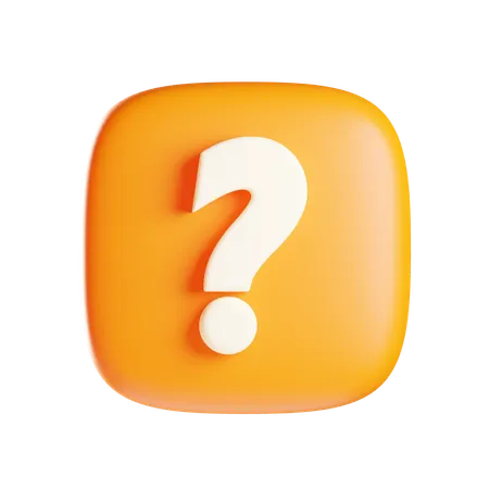 Question Mark  3D Icon