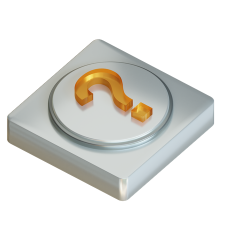 Question Mark  3D Icon