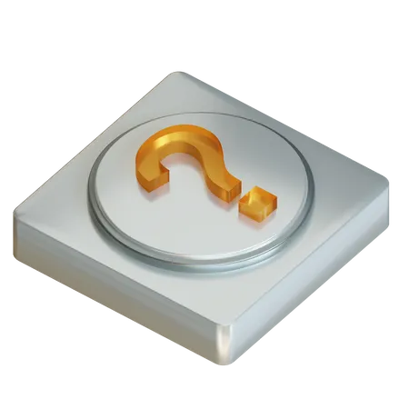 Question Mark  3D Icon