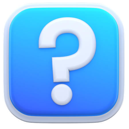 Question Mark  3D Icon