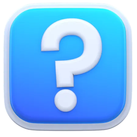 Question Mark  3D Icon