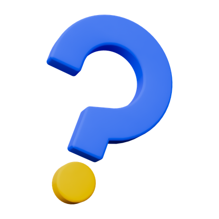 Question Mark  3D Icon