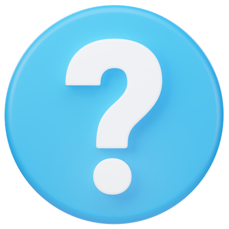 Question Mark  3D Icon