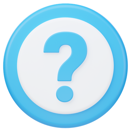 Question Mark  3D Icon