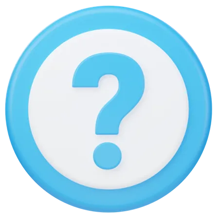 Question Mark  3D Icon