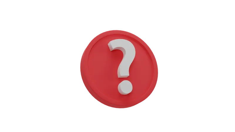 Question Mark  3D Icon