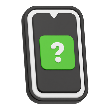 Question mark  3D Icon