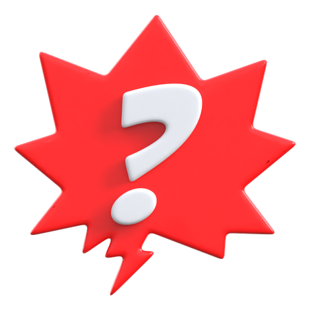 Question Mark  3D Icon