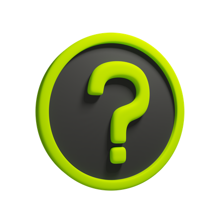 Question Mark  3D Icon