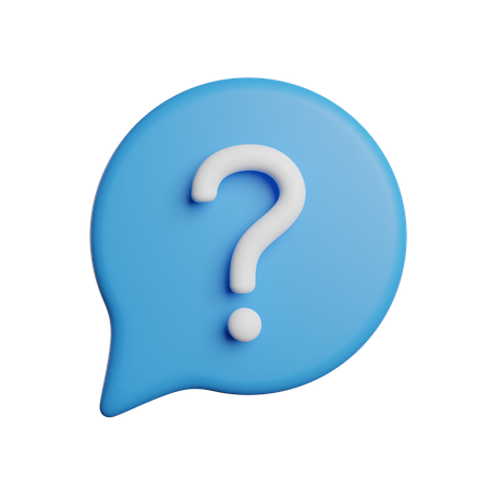 Question Mark  3Dアイコン