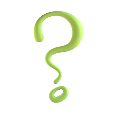 Question Mark  3Dアイコン