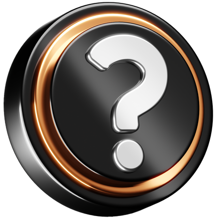 Question Mark  3D Icon