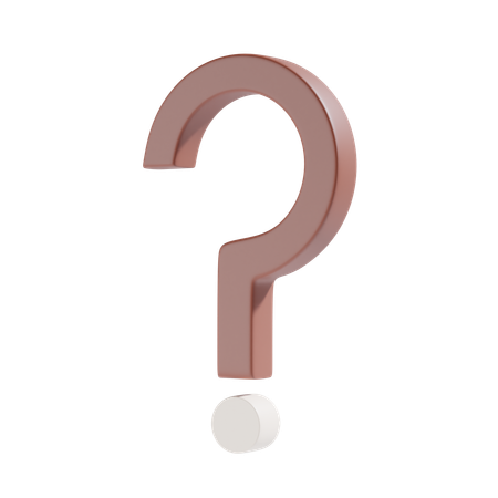 Question Mark  3D Icon