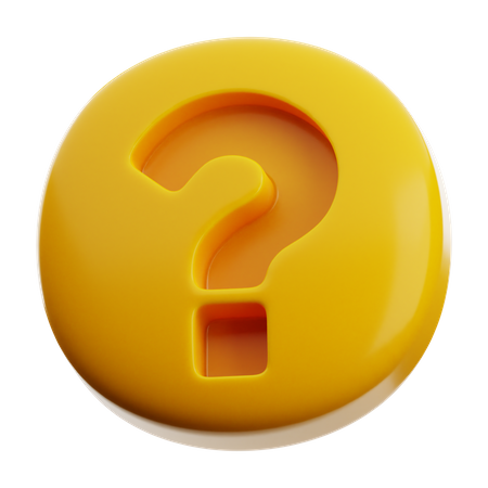 Question Mark 3D Icon