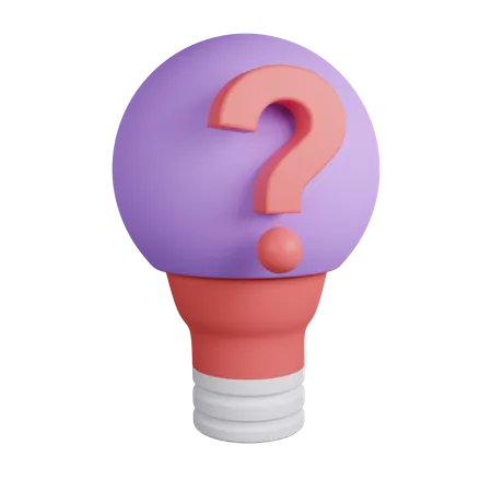 Question Mark 3 D Icon Contains PNG BLEND GLTF And OBJ Files 3D Icon