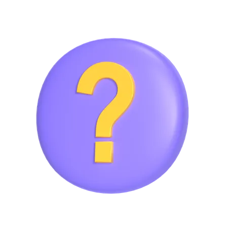 Question marks  3D Icon