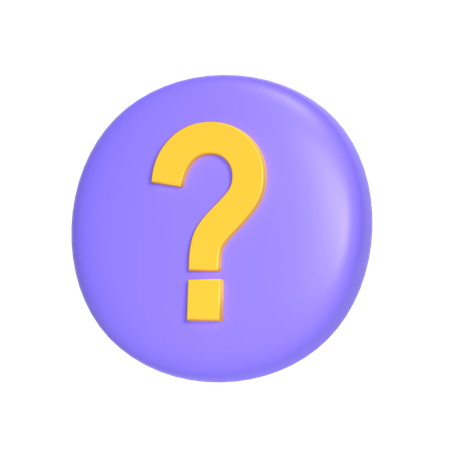 Question marks  3D Icon