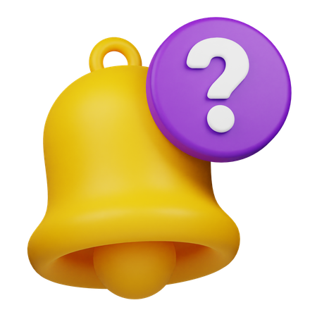 Question Notification  3D Icon