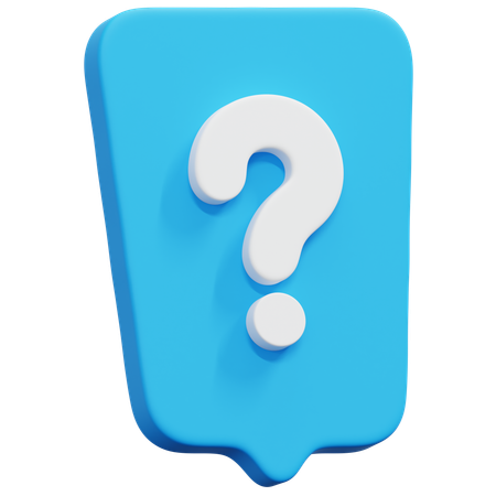 Question Panel  3D Icon