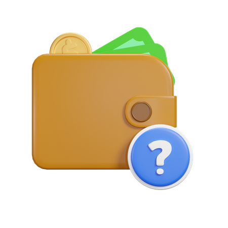 Question Payment  3D Icon