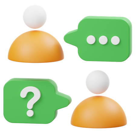 Question People  3D Icon