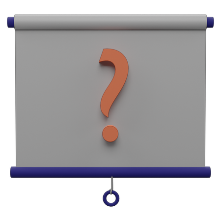 Question Réponse  3D Icon