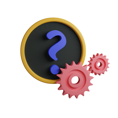 Question setting  3D Icon