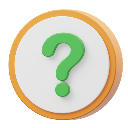 Question Symbol 3D Icon