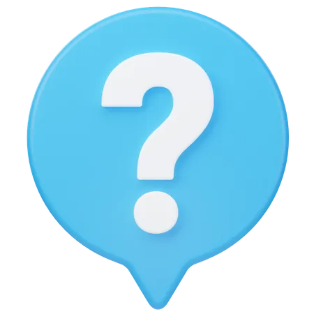 Question Talk  3D Icon