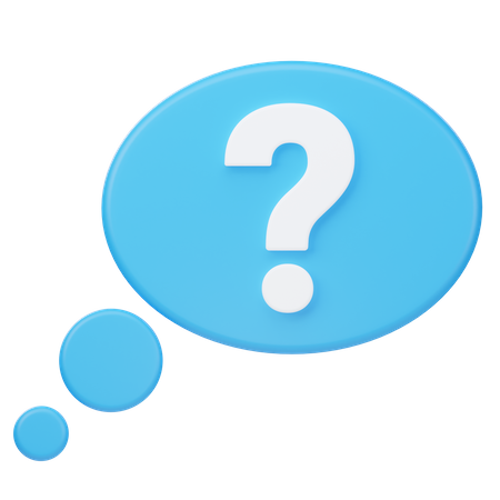 Question Talk  3D Icon