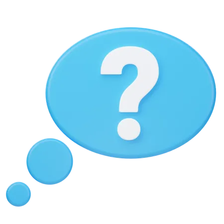 Question Talk  3D Icon