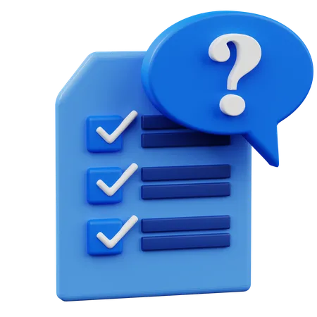 Questionneur  3D Icon