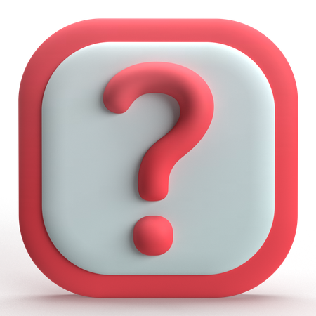 Questions  3D Icon