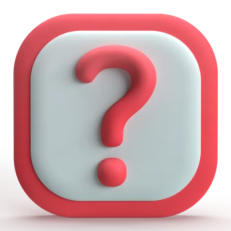 Questions  3D Icon