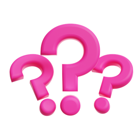 Questions  3D Icon