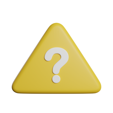 Questions Alert  3D Icon