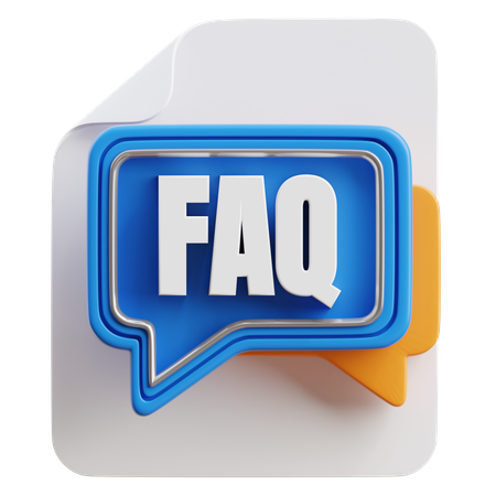 Questions fréquemment posées  3D Icon