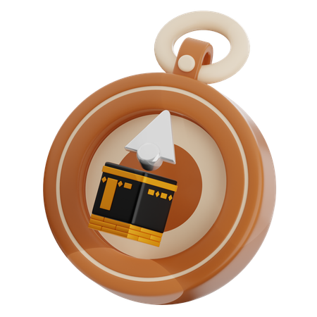 Qibla  3D Icon