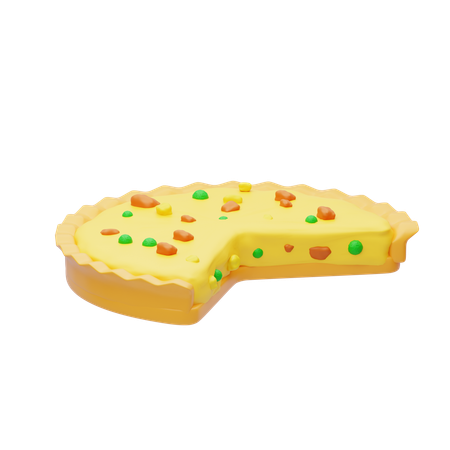 Quiche  3D Icon