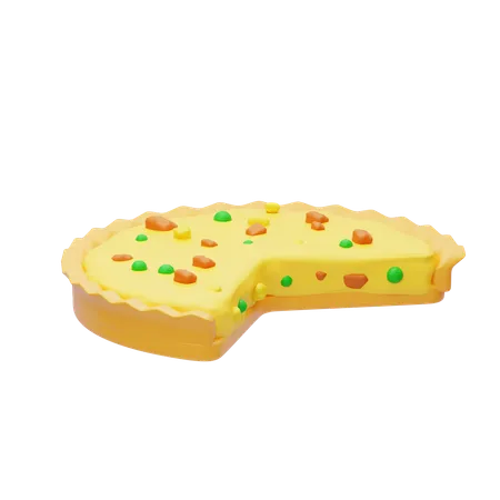 Quiche  3D Icon