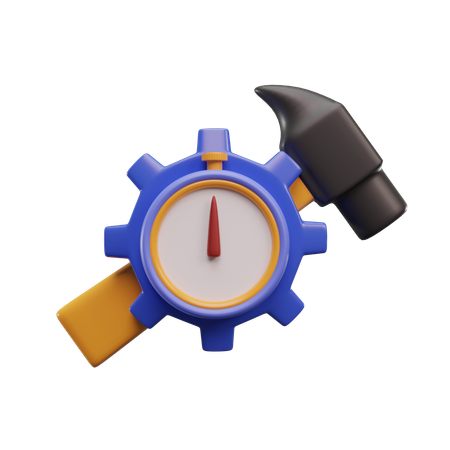 Quick Maintenance  3D Icon