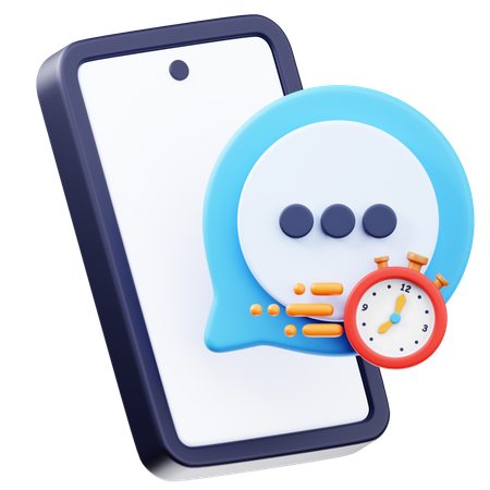 빠른 답변  3D Icon