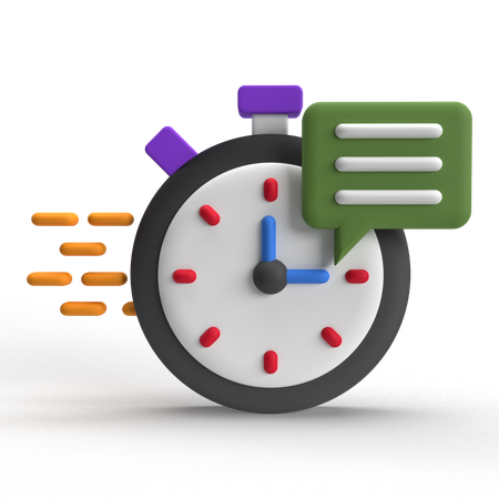 迅速な対応  3D Icon