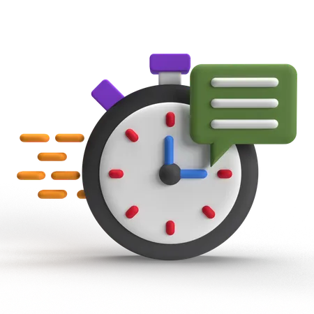 迅速な対応  3D Icon
