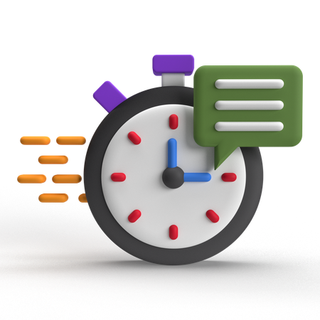 Quick Response  3D Icon