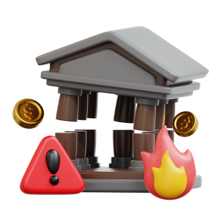 Bancarrota  3D Icon