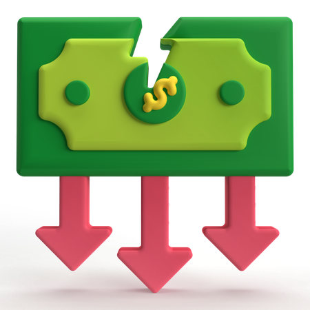 Bancarrota  3D Icon